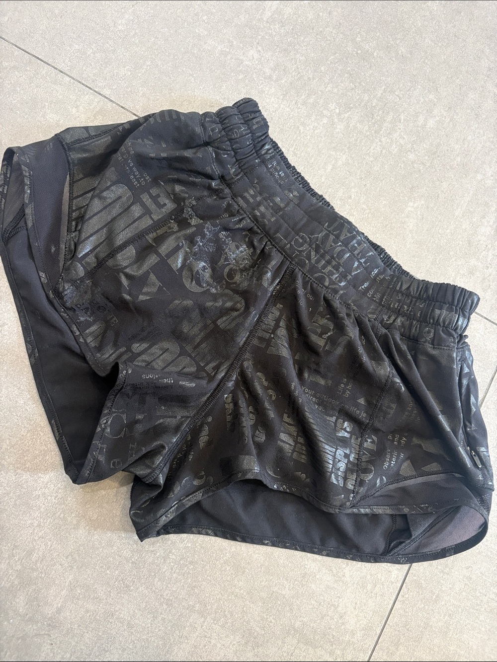 Women’s lululemon Black Performance Running Shorts